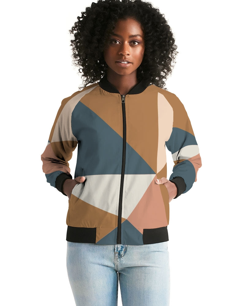 Geometry Women's Bomber Jacket DromedarShop.com Online Boutique
