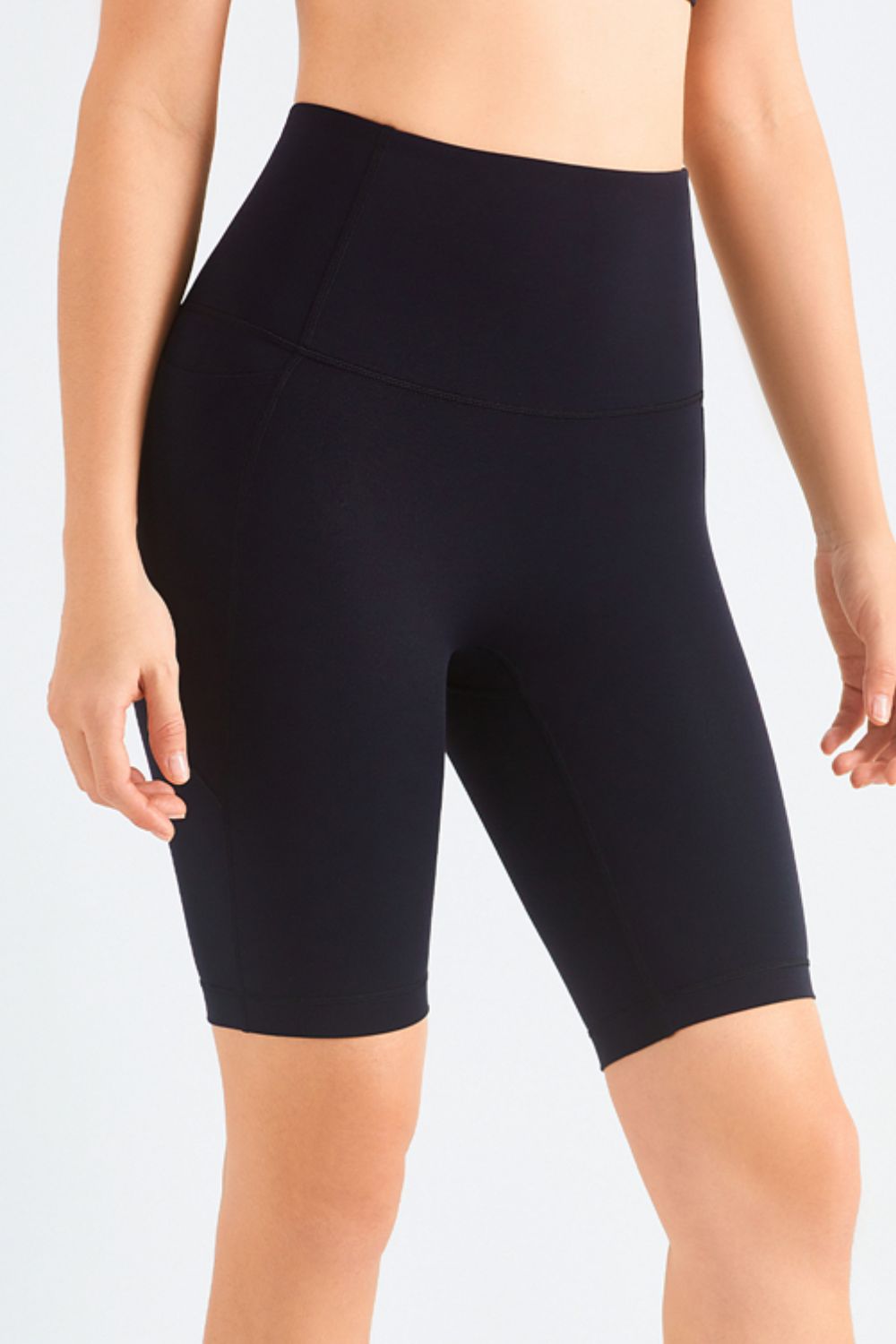 Feel Like Skin Elastic Waistband Pocket Biker Shorts - DromedarShop.com Online Boutique