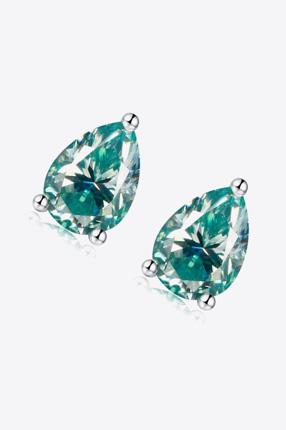 2 Carat Moissanite Teardrop Earrings - DromedarShop.com Online Boutique