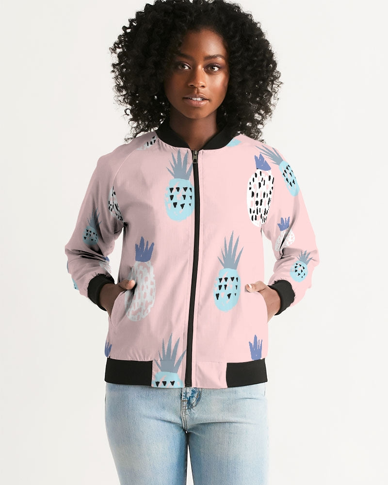 Pineapples Women's Bomber Jacket DromedarShop.com Online Boutique