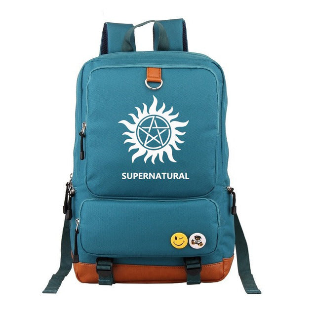 Supernatural School-Backpack DromedarShop.com Online Boutique
