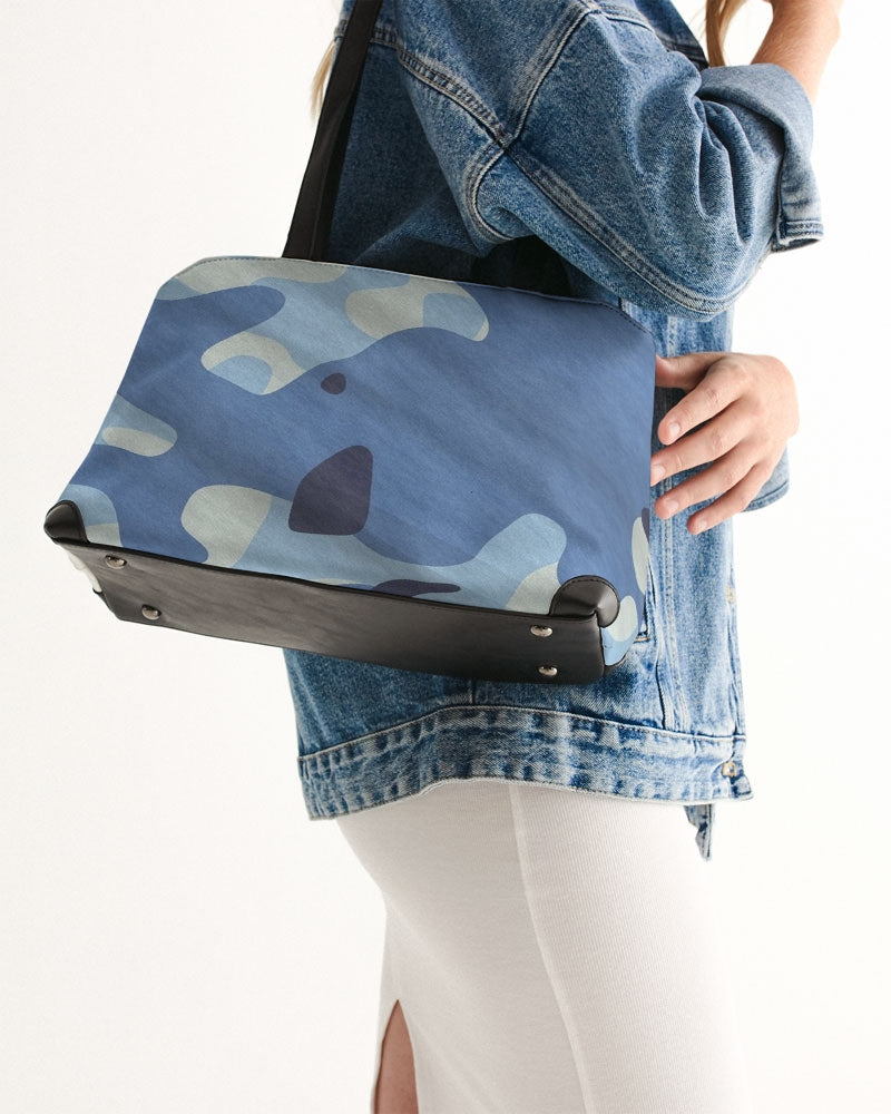 Blue Maniac Camouflage Shoulder Bag DromedarShop.com Online Boutique