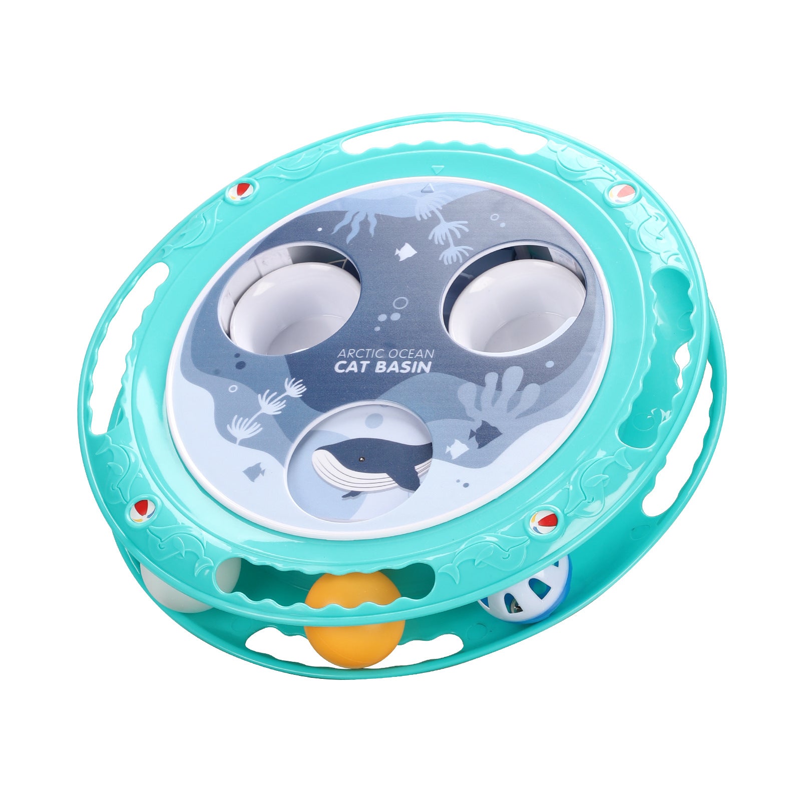 New Interactive Cat-Dog Ball Electric Toy 360 Degree Rotation Non-Slip Turntable Toy DromedarShop.com Online Boutique