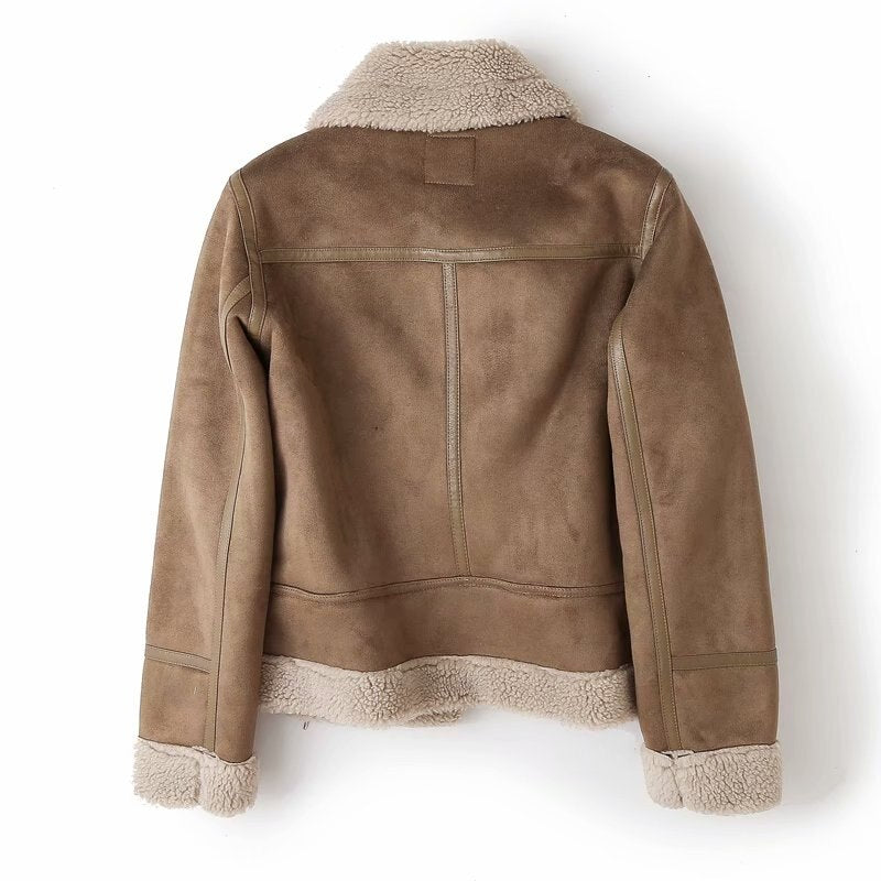 Women Warm Faux Leather - DromedarShop.com Online Boutique