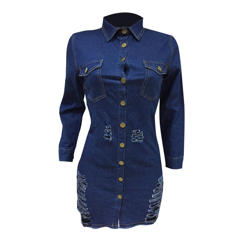 Women Jeans Dress DromedarShop.com Online Boutique
