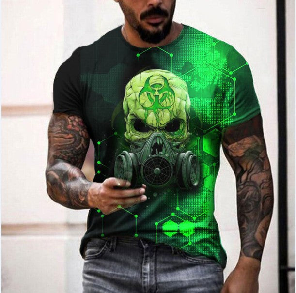 Men's Short Sleeve 3D Digital Printing T-Shirt - DromedarShop.com Online Boutique