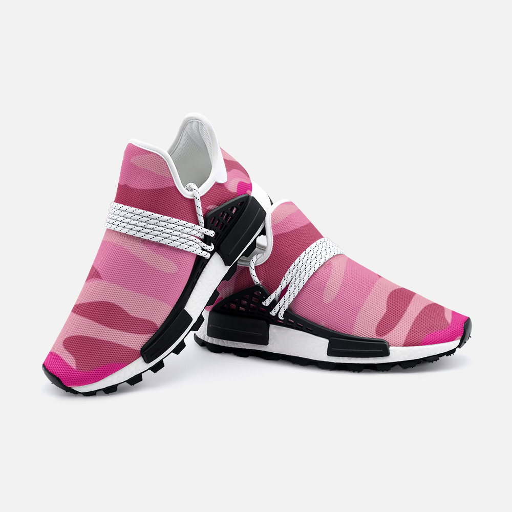 Pink_Camouflage_29 Unisex Lightweight Sneaker S-1 Boost DromedarShop.com Online Boutique