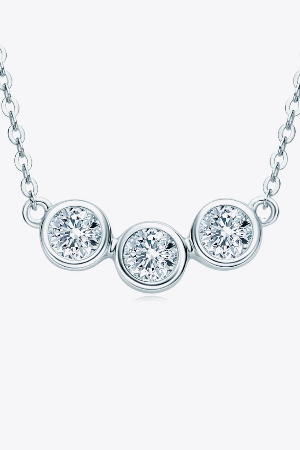 Find Your Center Moissanite Necklace - DromedarShop.com Online Boutique