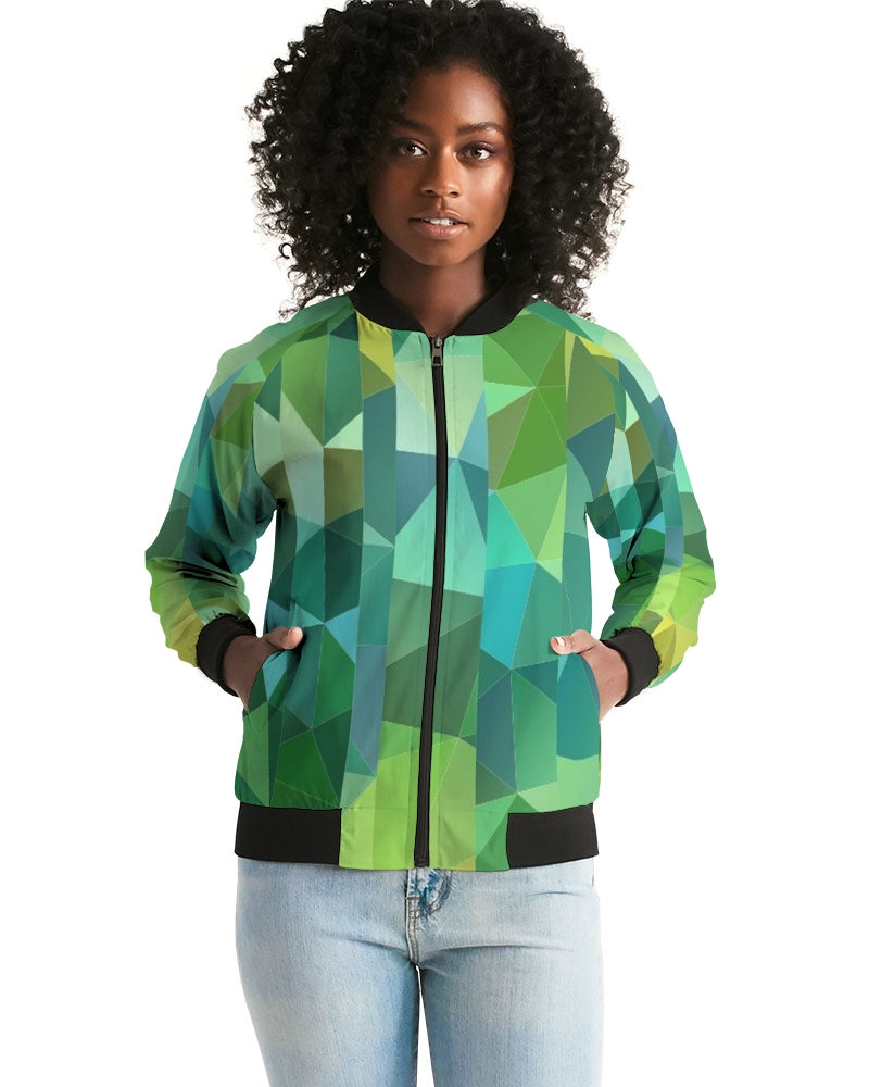 Green Line 101 Women's Bomber Jacket DromedarShop.com Online Boutique