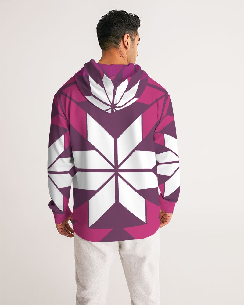 Aztec-Inka Collection Aztec Purple pattern Men's Hoodie DromedarShop.com Online Boutique
