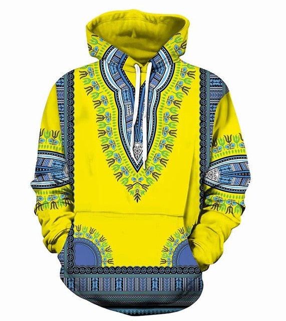 3D Traditional  African Dashiki Hoodie Sweatshirts - DromedarShop.com Online Boutique