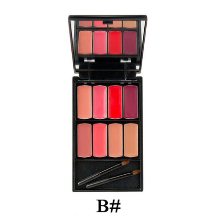 8 colors Lip Gloss Palette Waterproof DromedarShop.com Online Boutique