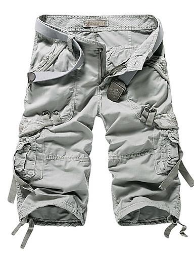 Men's Cargo Shorts Pants - Solid Colored - DromedarShop.com Online Boutique