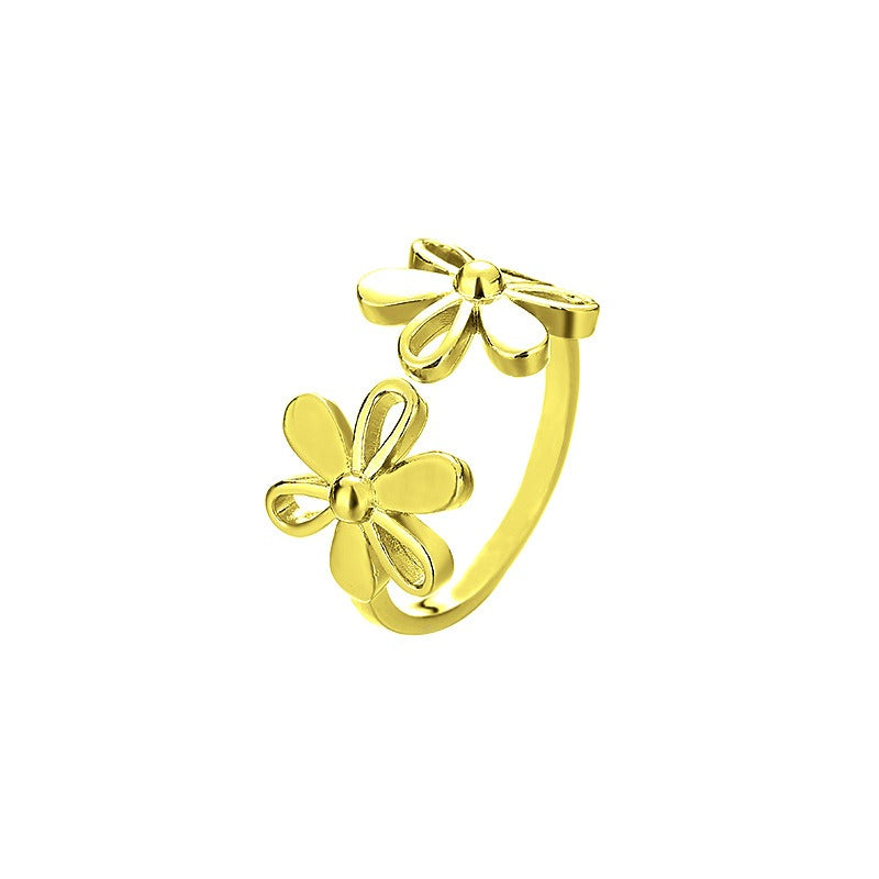 Flower Open Ring - DromedarShop.com Online Boutique