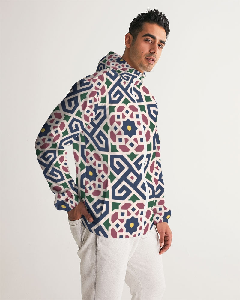 The Miracle of the East Moroccan pattern Men's Windbreaker DromedarShop.com Online Boutique