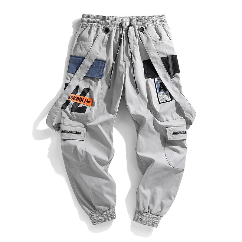 Men Sports Hip Hop Streetwear Cargo Pants DromedarShop.com Online Boutique