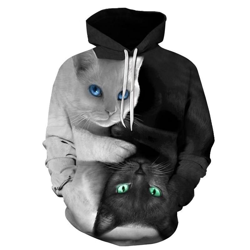 Cute Cat 3D Hoodies DromedarShop.com Online Boutique