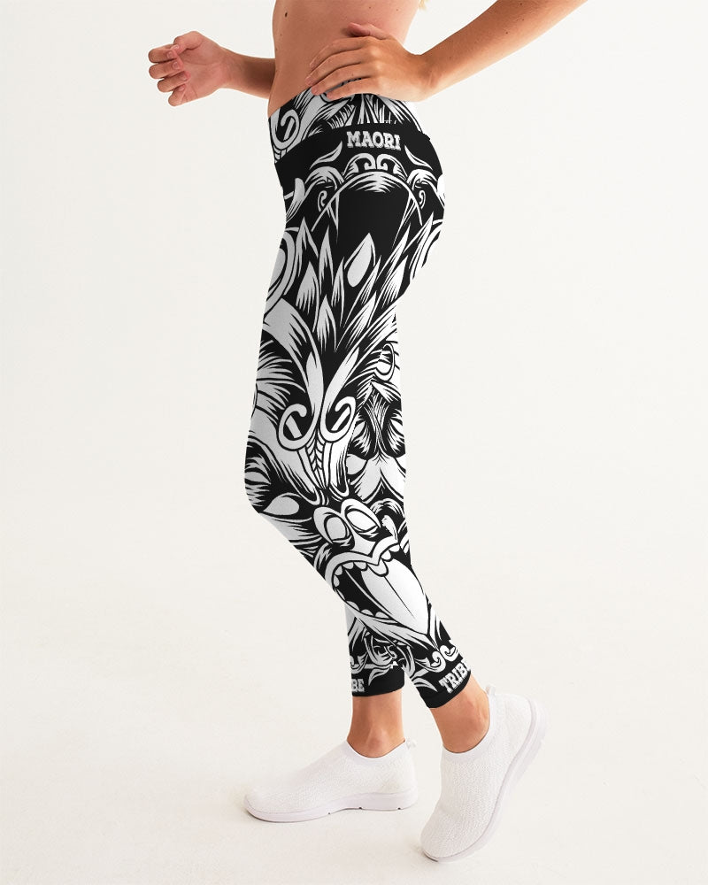 Maori Mask Collection Women's Yoga Pants DromedarShop.com Online Boutique