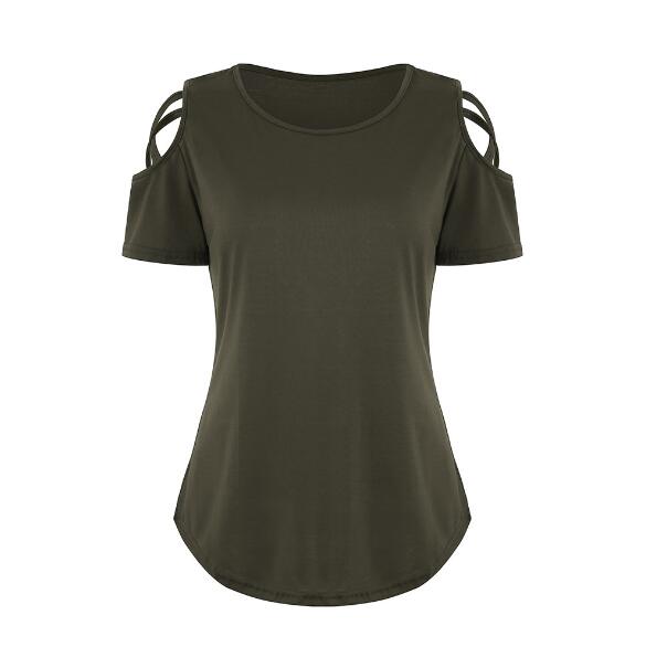 Women Tops Basic T-Shirts DromedarShop.com Online Boutique