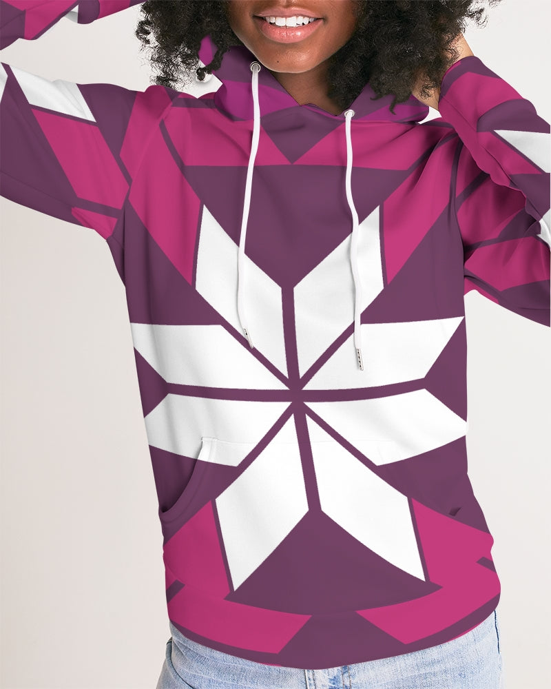 Aztec-Inka Collection Aztec Purple pattern Women's Hoodie DromedarShop.com Online Boutique