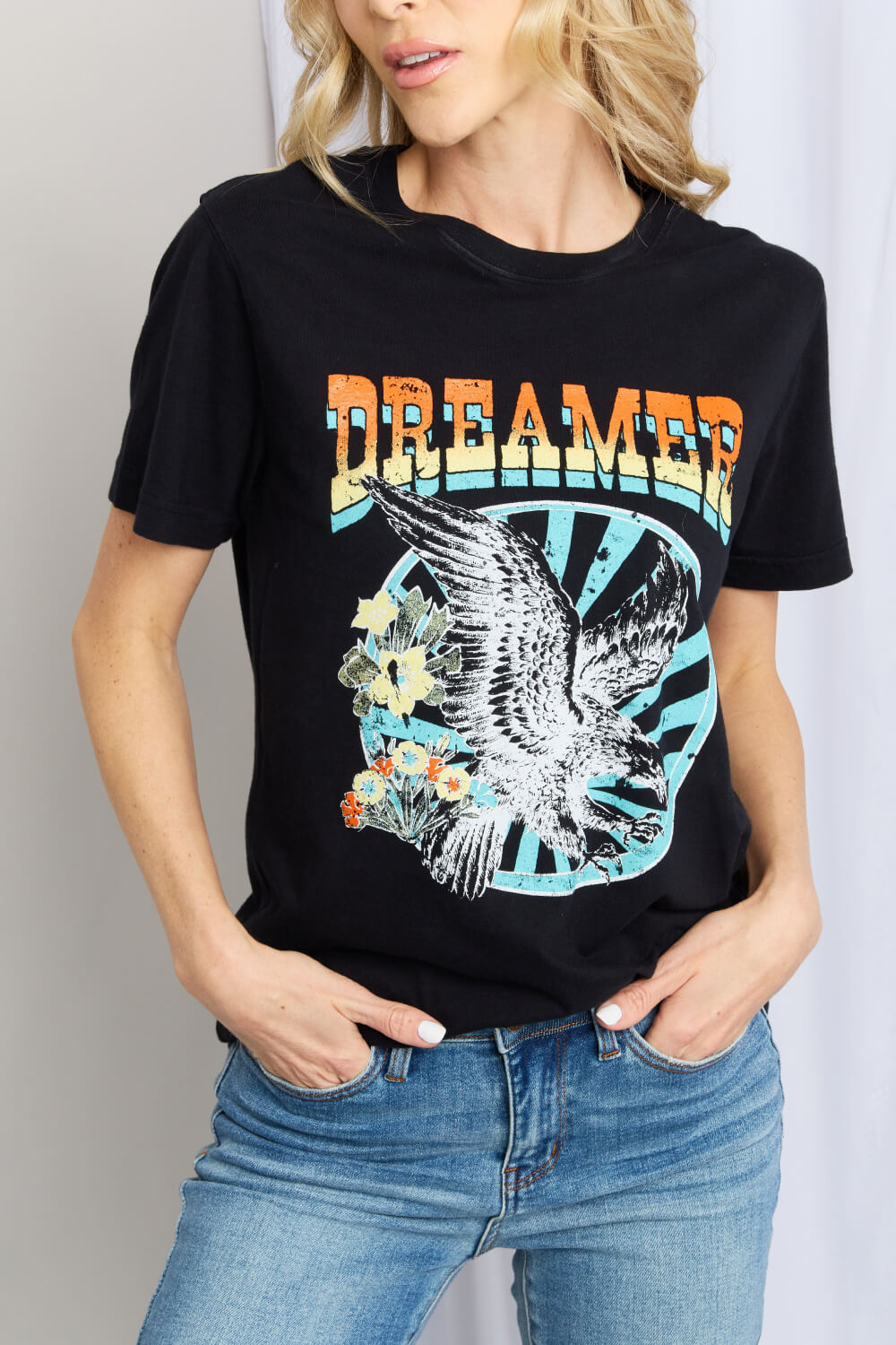 Full Size DREAMER Graphic T-Shirt DromedarShop.com Online Boutique