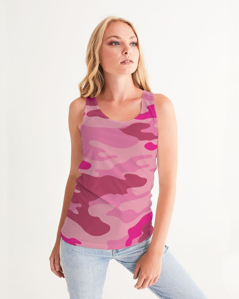 Pink  3 Color Camouflage Women's Tank DromedarShop.com Online Boutique