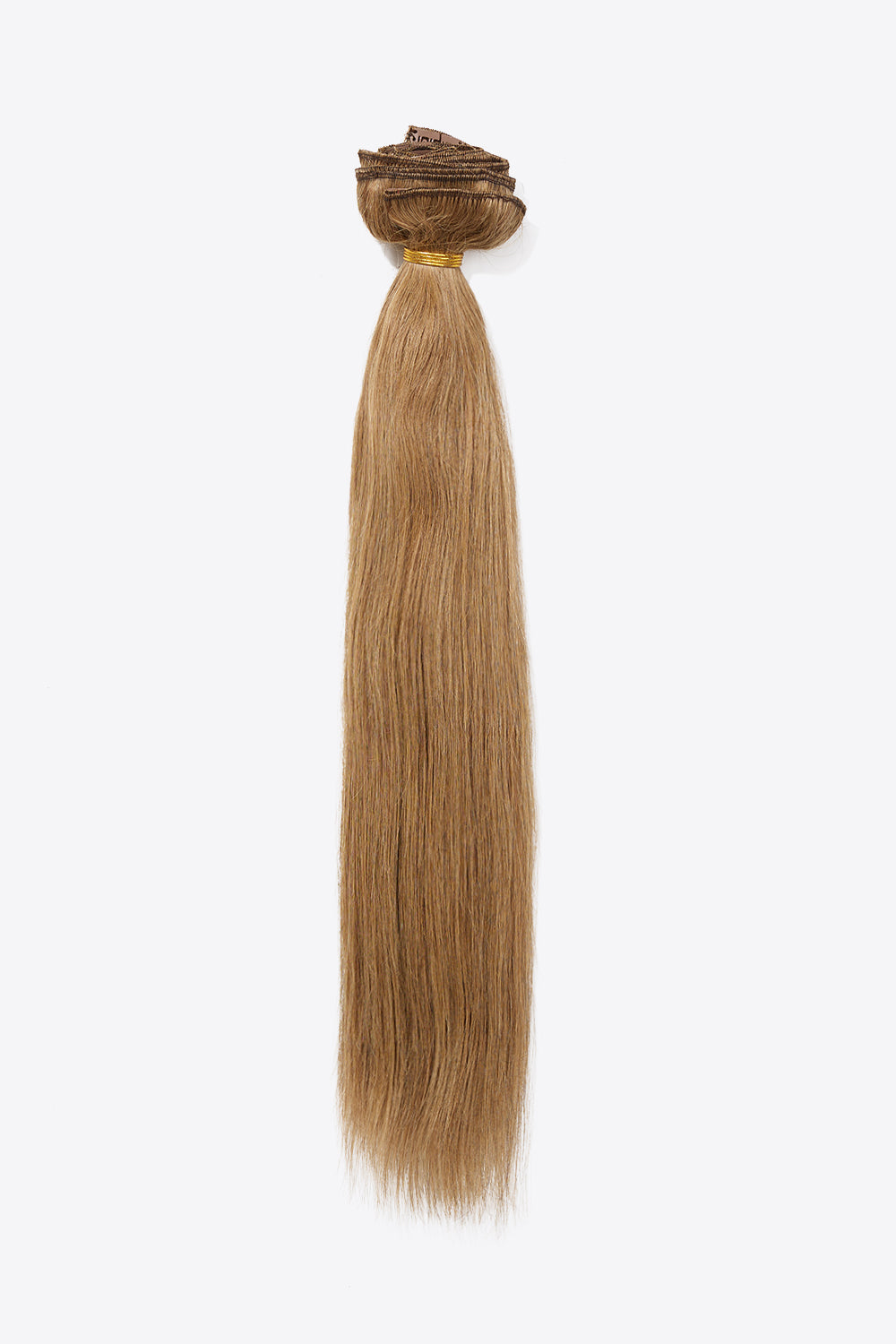 Nr. 10 Natural Straight Clip-in Hair Extensions Human Hair DromedarShop.com Online Boutique