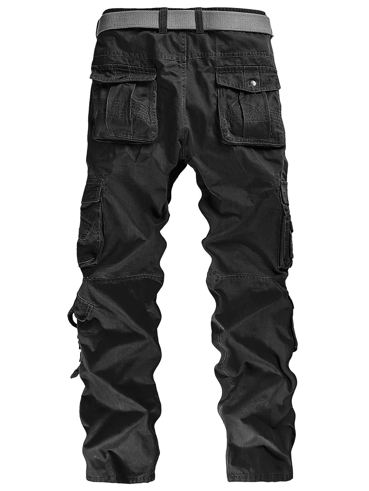 Solid Color Pocket Cargo Pants - DromedarShop.com Online Boutique