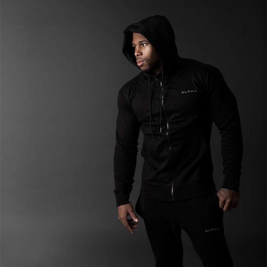 Mens Hoodies Long Sleeves SweatShirt Zipper Cardigan - DromedarShop.com Online Boutique