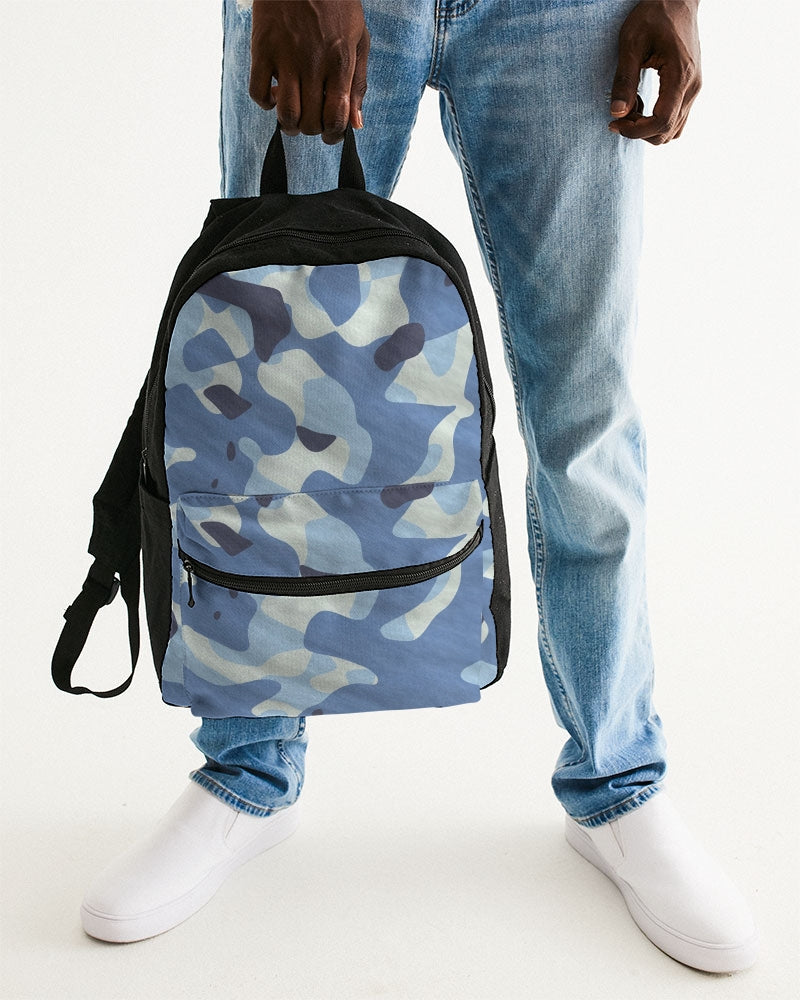 Blue Maniac Camouflage Small Canvas Backpack DromedarShop.com Online Boutique