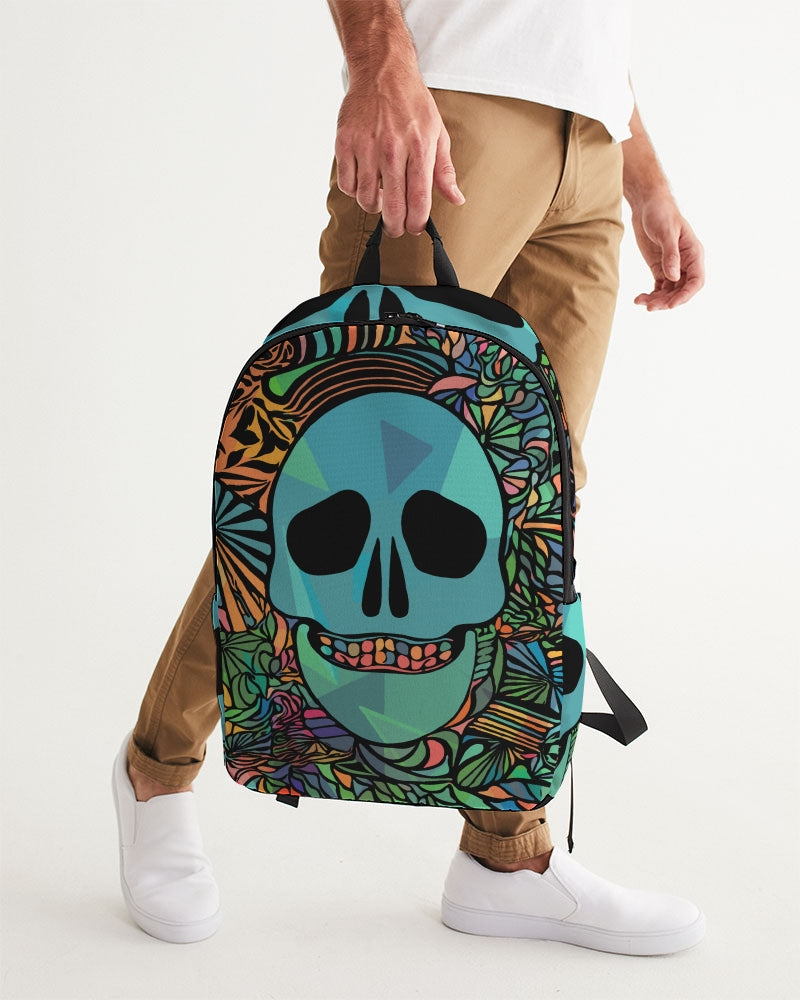 Aztec-Inka Collection Mexican Colorful Skull Large Backpack DromedarShop.com Online Boutique