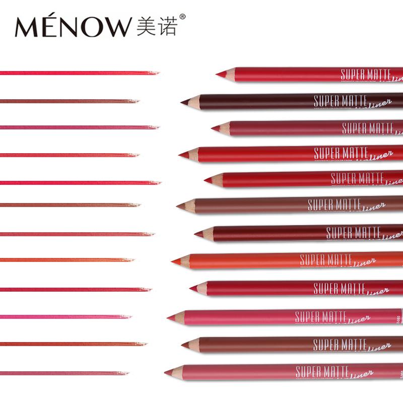 12pcs/box Menow Super Matte Lip Liner Set DromedarShop.com Online Boutique