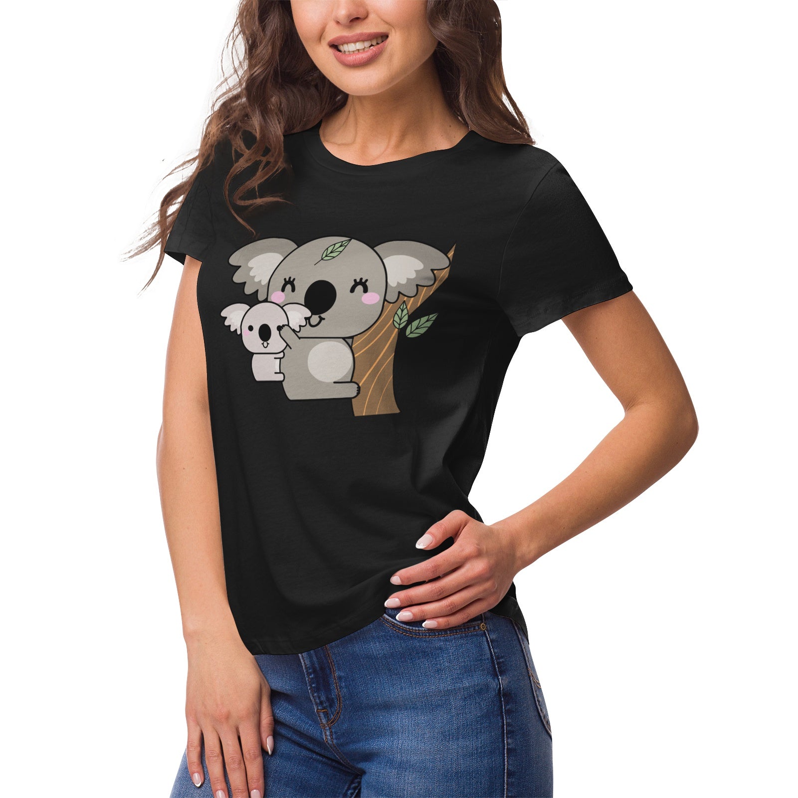 Koala Serie 10 Women's Ultrasoft Pima Cotton T‑shirt - DromedarShop.com Online Boutique