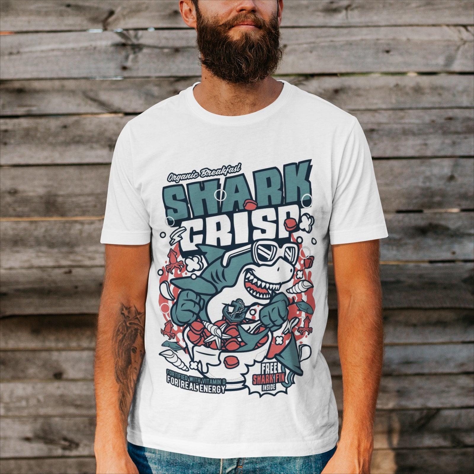 Shark Crisp T-Shirt DromedarShop.com Online Boutique