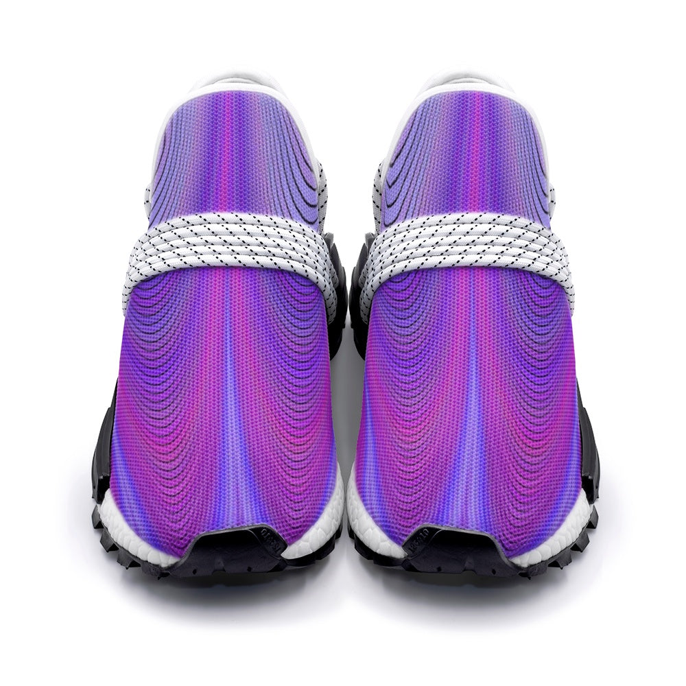 Psychedelic Purple-wawes Unisex Lightweight Sneaker S-1 boost - DromedarShop.com Online Boutique