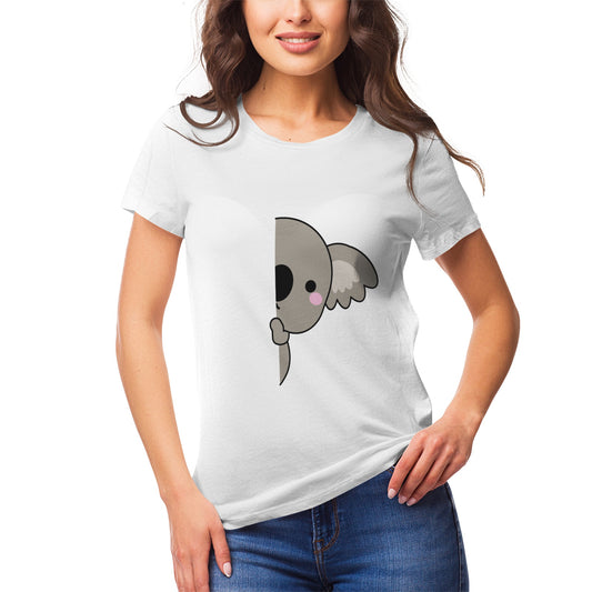 Koala Serie 1 Women's Ultrasoft Pima Cotton T‑shirt - DromedarShop.com Online Boutique