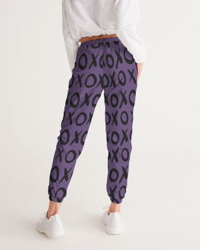 Pop Elements On Purple Women's Track Pants DromedarShop.com Online Boutique
