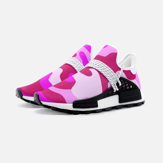 Intensive Pink Camouflage Unisex Lightweight Sneaker S-1 Boost DromedarShop.com Online Boutique