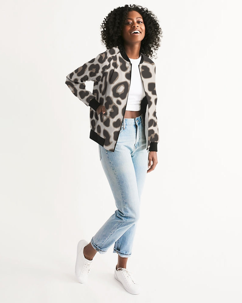 Leopard Women's Bomber Jacket DromedarShop.com Online Boutique