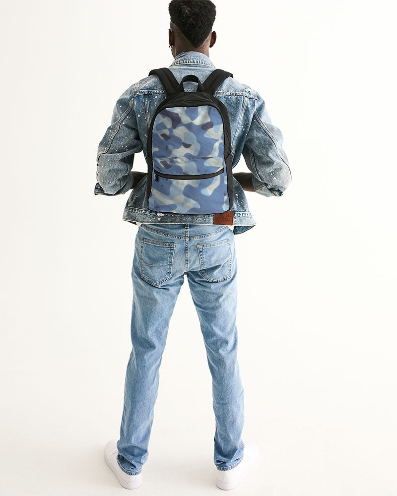 Blue Maniac Camouflage Small Canvas Backpack DromedarShop.com Online Boutique