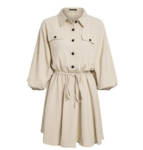 Elegant Linen Women's Dress - DromedarShop.com Online Boutique