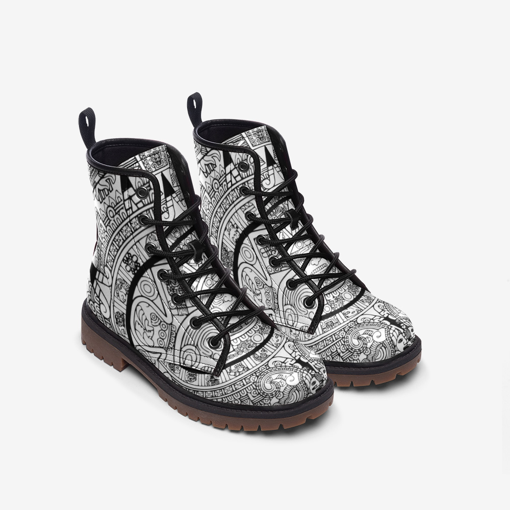 Aztec Times Casual Leather Lightweight Unisex Boots DromedarShop.com Online Boutique