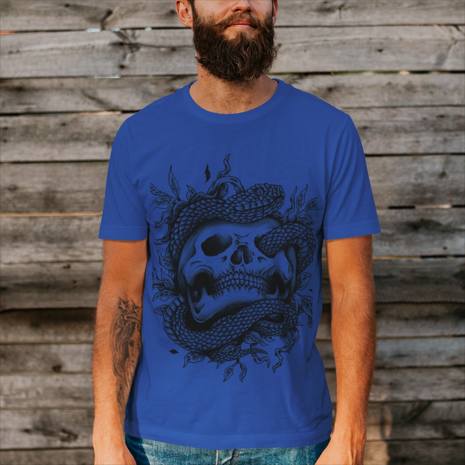 Snake Skull T-Shirt DromedarShop.com Online Boutique