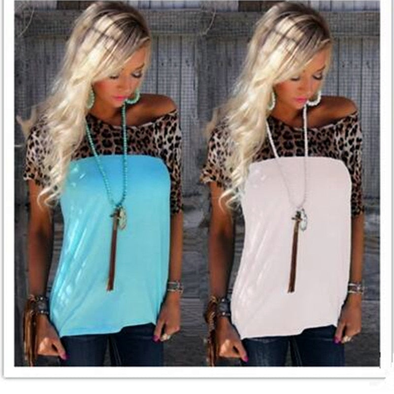 3 Color T Shirt Women DromedarShop.com Online Boutique