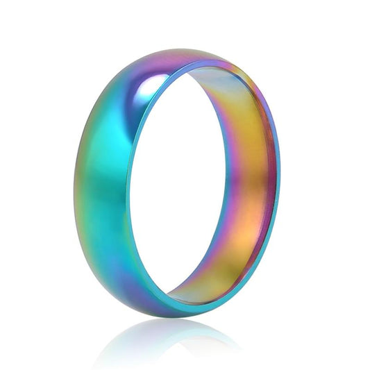 Men Women Rainbow Colorful Ring DromedarShop.com Online Boutique