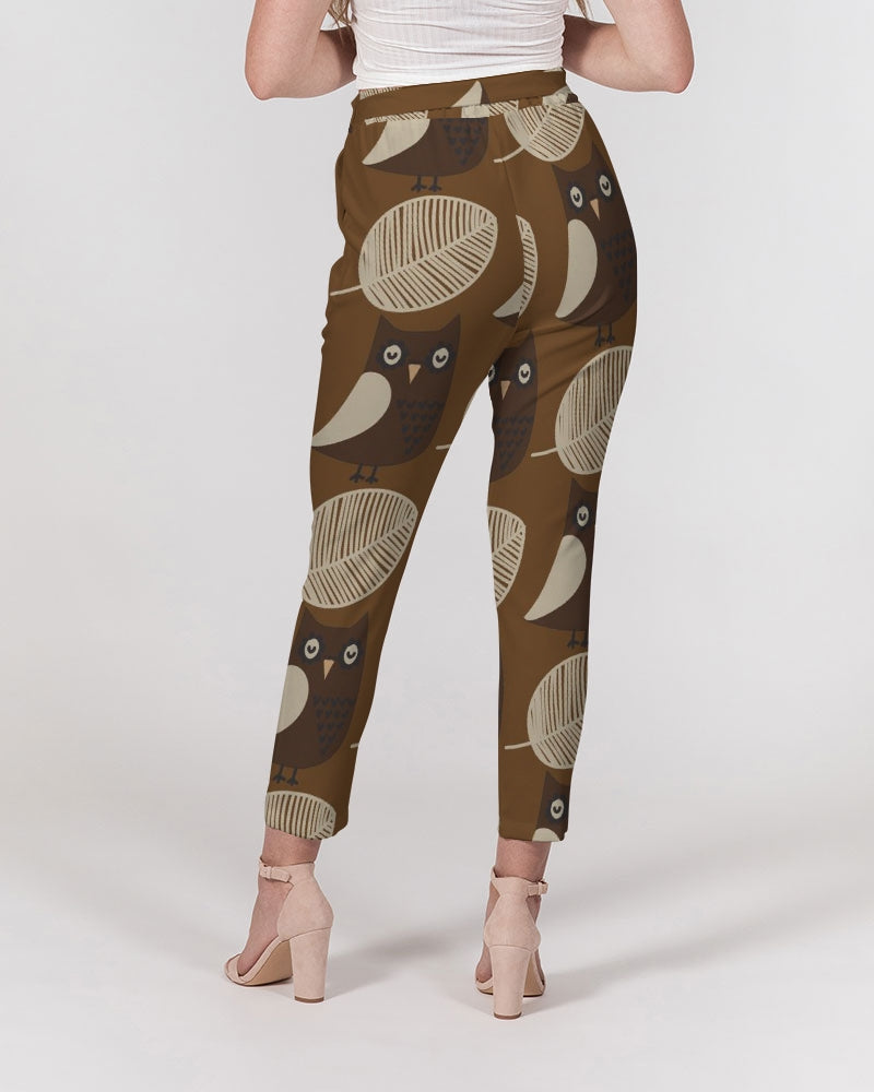 Owl Women's Belted Tapered Pants DromedarShop.com Online Boutique