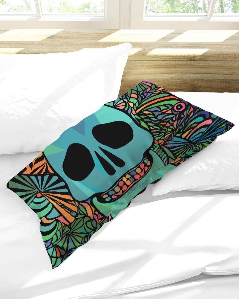 Aztec-Inka Collection Mexican Colorful Skull King Pillow Case DromedarShop.com Online Boutique