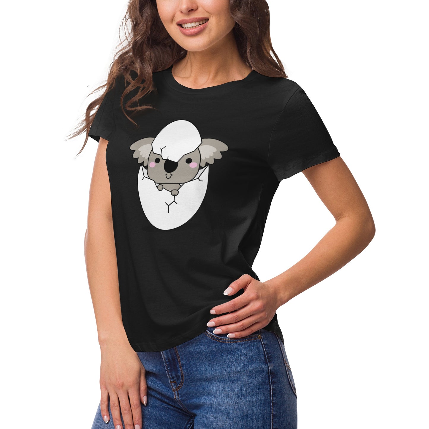 Koala Serie 20 Women's Ultrasoft Pima Cotton T‑shirt - DromedarShop.com Online Boutique