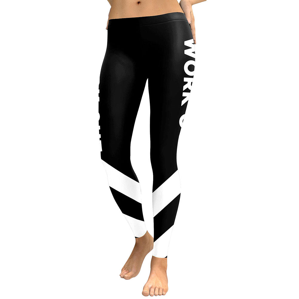 Slim New Striped  Fitness High-Waist Women Leggings DromedarShop.com Online Boutique