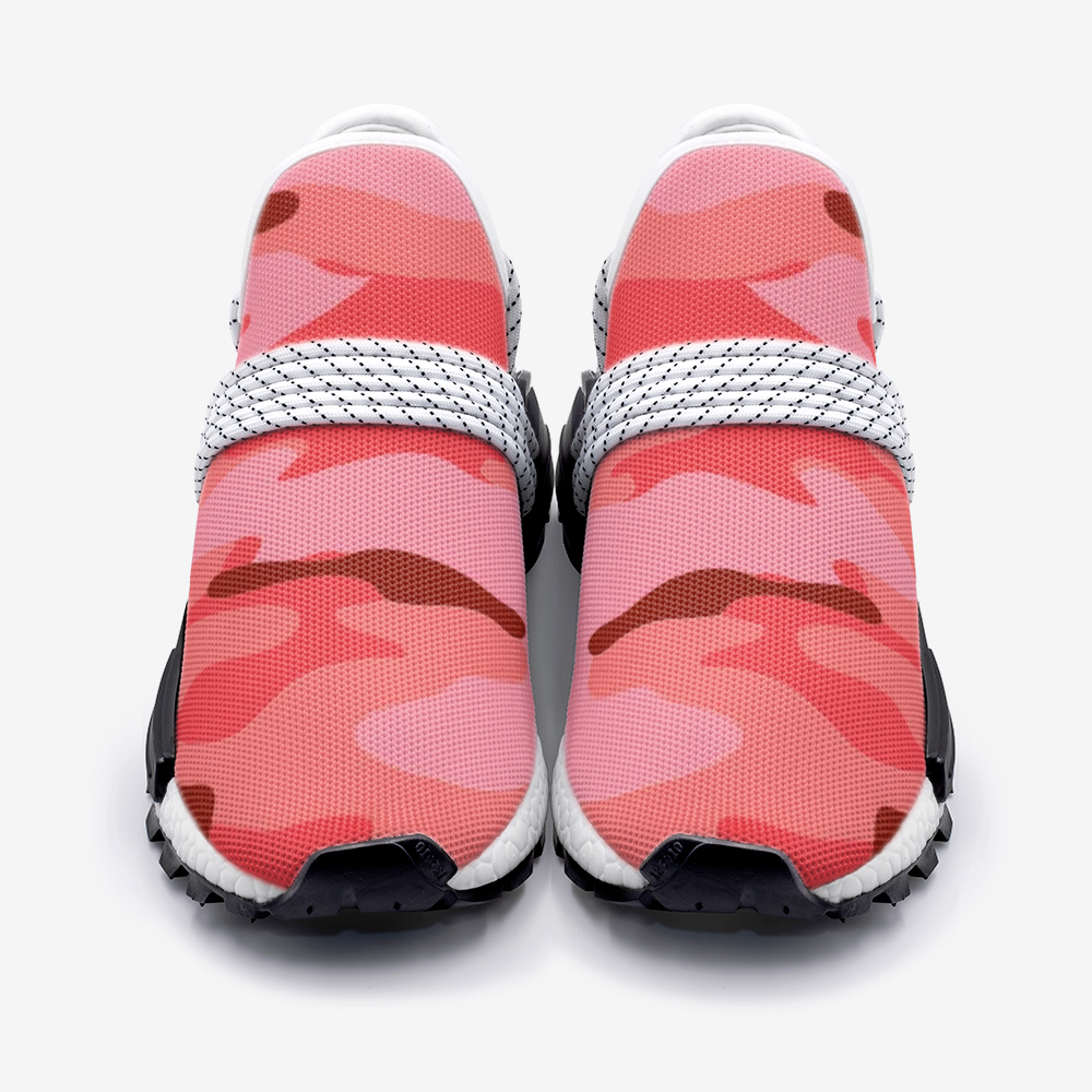 Coral Camouflage Unisex Lightweight Sneaker S-1 Boost DromedarShop.com Online Boutique